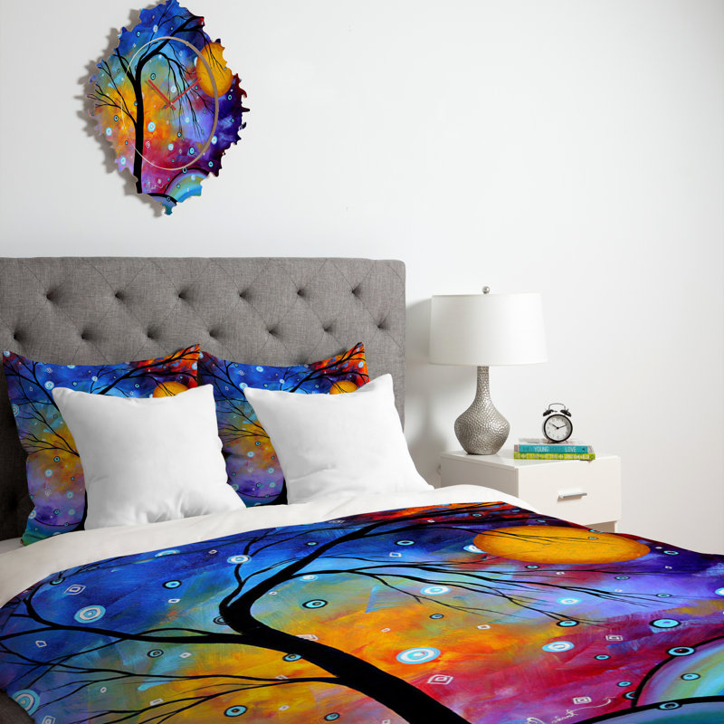 Housse de couette Winter Sparkle, Housse de couette pour lit simple, Poids léger