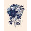 Blue Floral Bouquet by Josie George — Botanical Wall Art-206329058-206329061-206329062
