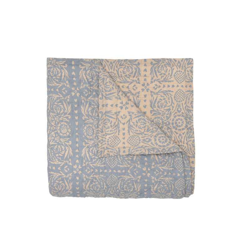 Raisa Slate - Quilt, Queen Quilt