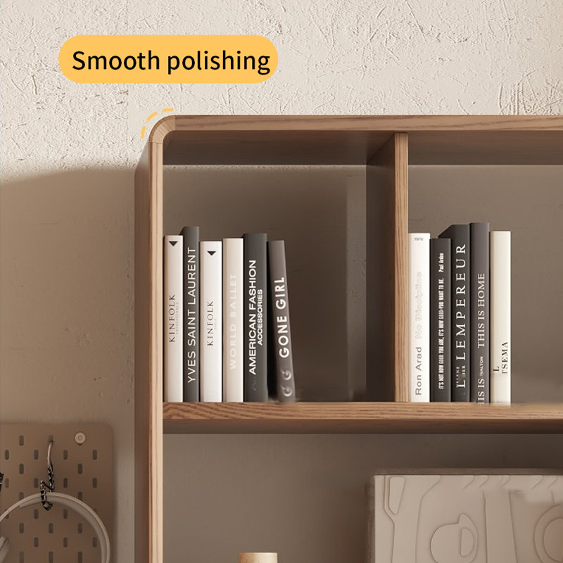 Modern simple style solid wood bookcase