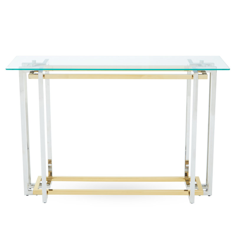 Sunny Side 120cm Glass Top Console Table