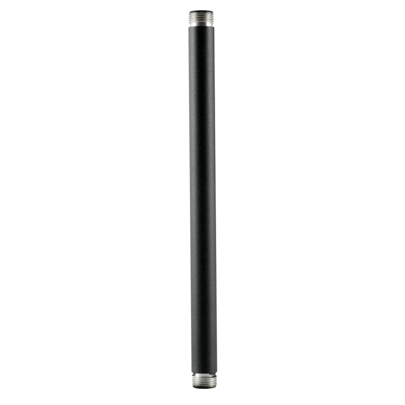 Accessory Stem 1/2NPSM, 12 inch, Textured Black