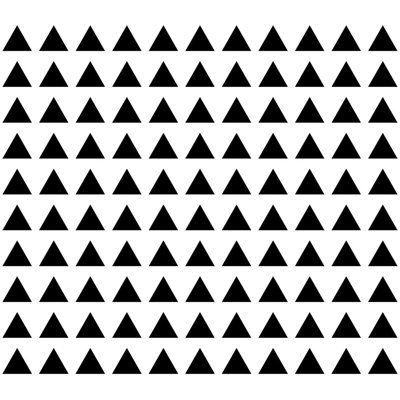 Décalcomanie murale triangles