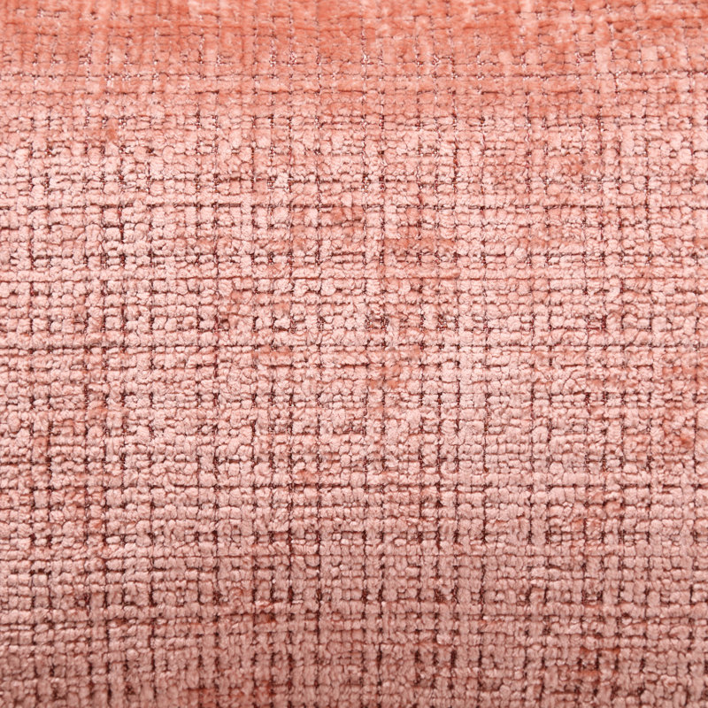 Fauteuil à billes rose de loisirs simple, coussin de haute qualité, tissu indépendant et chenille, mousse à mémoire de forme véritable, sac rond facile à installer sans assemblage
