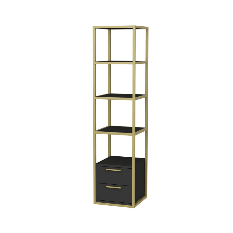 Bookshelf, Black/Gold