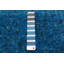 Tapis bleu en laine noué à la main de conception unique 2000S 7 pi 1 po x 9 pi 1 po Olfe