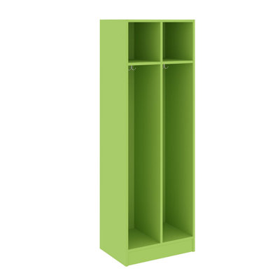 Double Wide Two Compartment Classroom Cabinet Locker