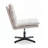 Teddy Fabric Adjustable Armless  360° Swivel Accent Office Chair-1819873669