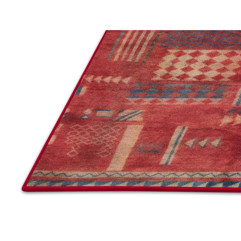 Abstract Indoor Rug, Rectangle 6' x 9'