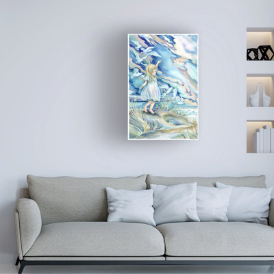Wrapped Canvas Wall Art - Jody Bergsma 'I Hope You Dance' Wall Art for Living Room, Bedroom, or Office Décor  - 16x24