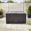 Karren 6 Seater Garden Dining Set - PE Rattan & Tempered Glass Outdoor Set - Modern Gardens & Patios-1002116823
