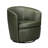 100% Italian Leather Swivel Club Chair-773406666
