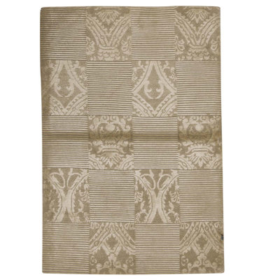 Patchwork Area Rug in Gold