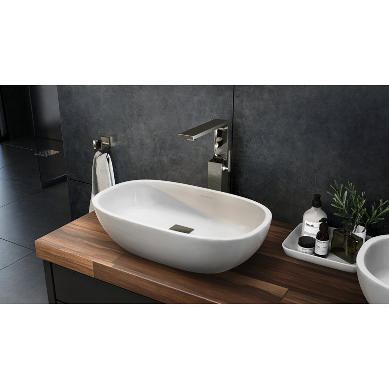 Reflet Robe hook, Brushed Nickel