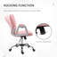 Chaise de bureau en velours Vinsetto-1418315418-1463440491