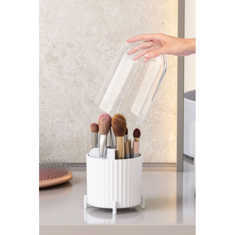 Make-Up Organizer Set (2 Pieces), White