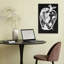 Abstrait, pomme blanche abstraite, fruit contemporain audacieux, reproduction d'art-1218540600