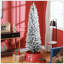 Arbre de Noël artificiel avec 329 pointes enneigées, base en métal, arbre de Noël réaliste