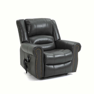 Fauteuil inclinable en cuir