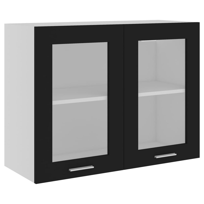Lyon Hanging Glass Cabinet Lyon, Black