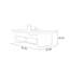 Table basse italienne de style minimaliste classique