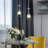  Home Clear Acrylic Glass-Shape Smart Rgb Pendant Light