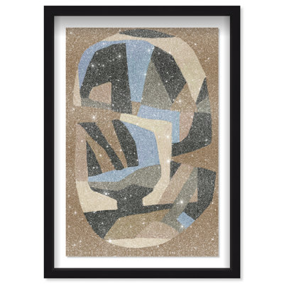 Artisan Vase Shadowbox Abstract Print by Oliver Gal, Black Frame, 10 x 15