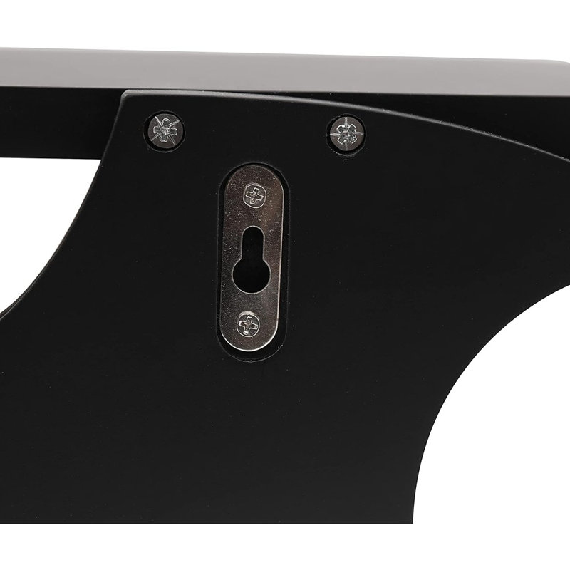 Bat Shelf Floating Shelves For Wall Decor,black Shelves For Bedroom-halloween Goth Room-black Hanging Shelves With 3 Key Hooks