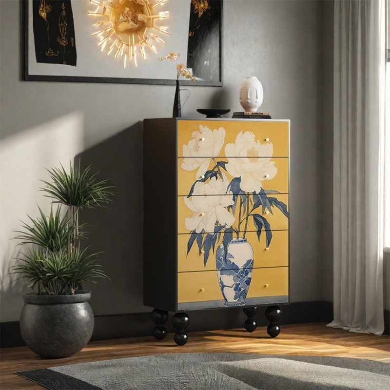 Solid Pine Wood Storage Cabinet