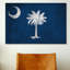 «Flags South Carolina Cracks», impression sur toile tendue-1816447653