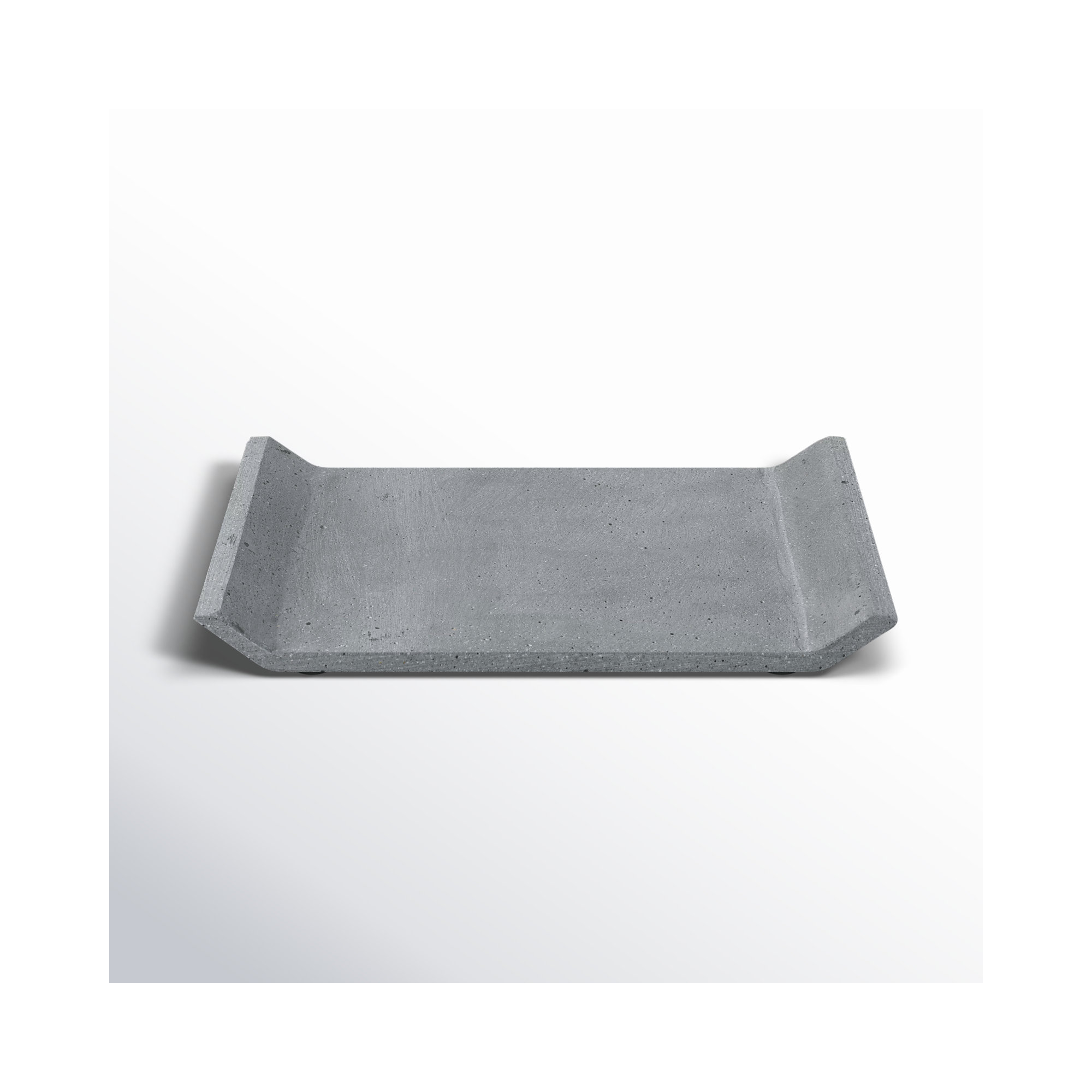 MOON Coffee Table Tray, Dark Gray, 0.98" H x 11.81" W x 7.87" D