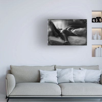 Bogdan Bou Woman Lies Canvas Art