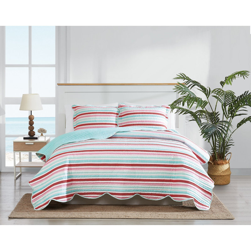 Scout Popsicle Road Quilt Set, King Quilt + 2 Pillow Shams