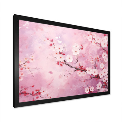 «Minimalisme», impression d'art sur toile Cherry Bliss Tree II