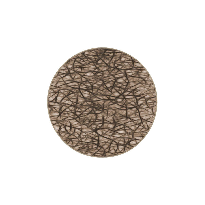 Tapis rond lavable rayé à motifs tissés, Tapis de couloir 3 pi 3 po x 6 pi 7 po inclus