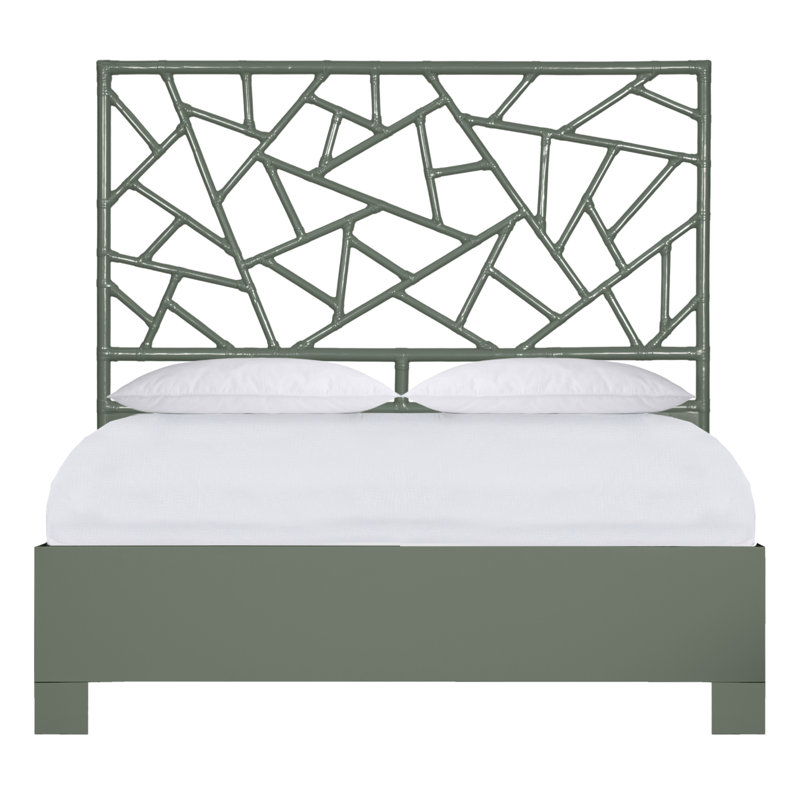 Lit standard à profil bas Tiffany, Grand, Evergreen