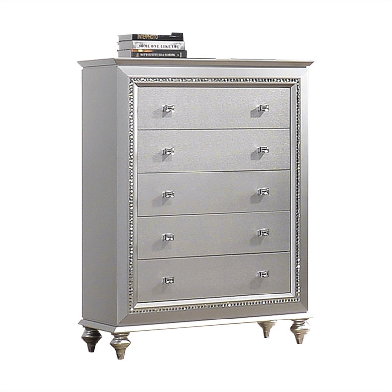 Commode à finition champagne Kaitlyn