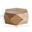 Naturel - Table basse à couvercle rabattable de 36,29 po de couleur, rangement caché, sans assemblage, idéal pour la présentation Ambiance de salon rétro en placage de bois massif naturel