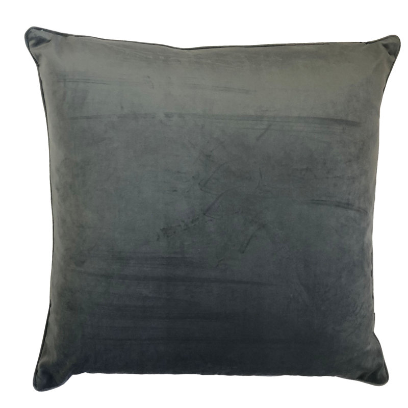 Andrina Geometric Feather Throw Pillow, Beige