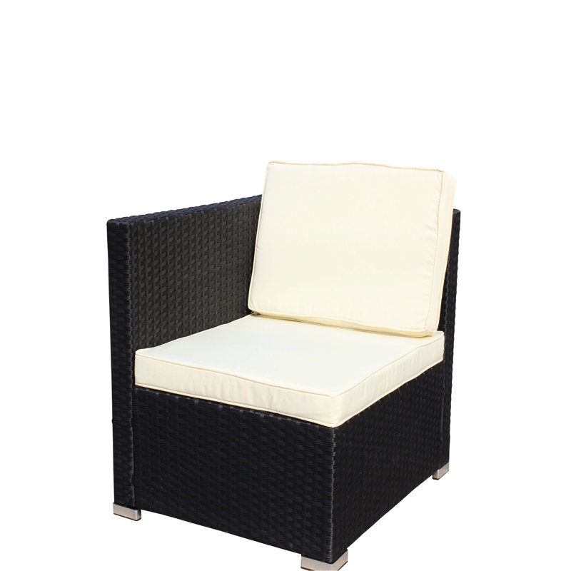 Stylish Outdoor Furniture: Pe , Coffee Table  beige Patio Ambiance: 5, Beige Cushions,