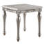Table de bout platine avec pieds tournés