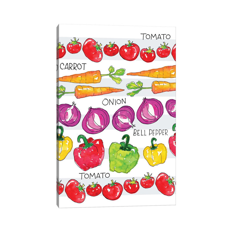 Garden Fresh IV by Jessica Weible - Wrapped Canvas Gallery-Wrapped Canvas Giclée, 101.6 cm H x 66.04 cm W x 1.91 cm D