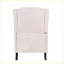 Fauteuils inclinables, fauteuil inclinable en tissu avec rivets Mid-Century | Tweed beige clair | Structure en bouleau-1953724998