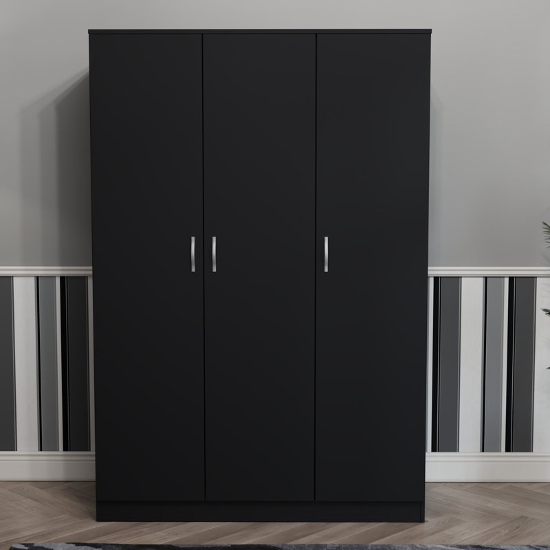 Maybery MDF & Particleboard Wardrobe, Black