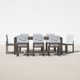 Joly 87'' Rectangular 8 - Person Outdoor Dining Set