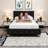 Herbal Fusion Collection Green Tea-Infused Polyester Memory Foam Mattress, Eastern King Size, White-1384727593-1385327014