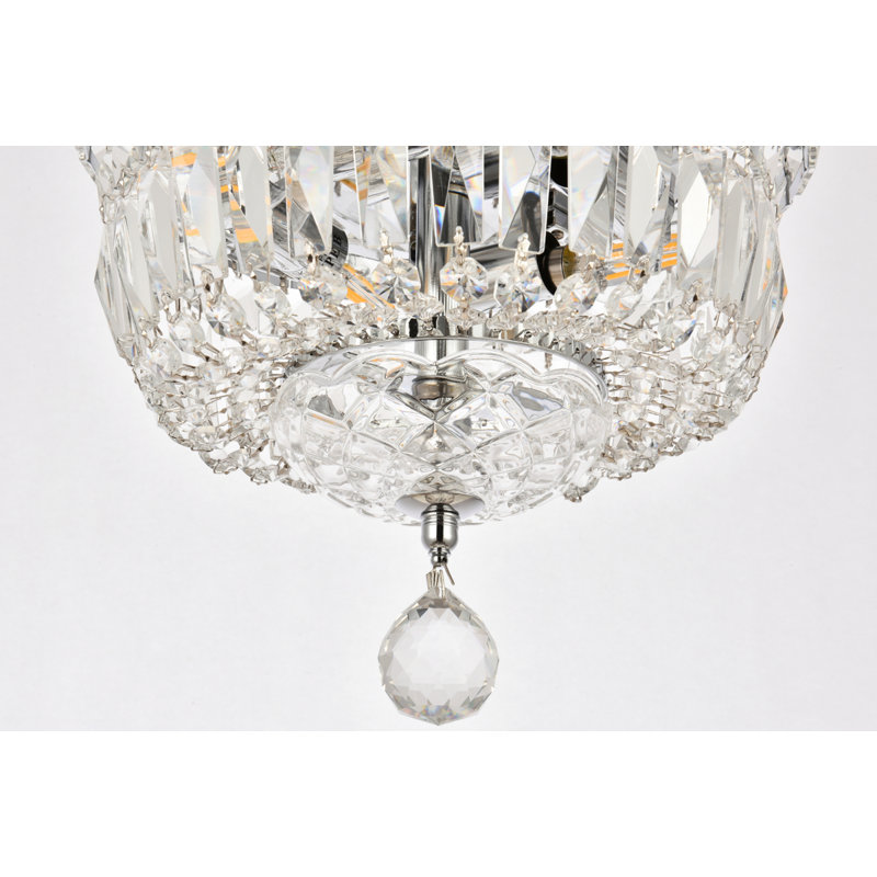 Aria 9 Light Chandelier, Cristal (transparent) / coupe royale
