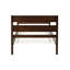 Lit plateforme simple en bois d'hévéa avec tête et pied de lit, espace de rangement sous le lit, aucun sommier nécessaire-129388397