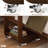 Solid Wood C-Shaped Rolling Side Table with 360° Adjustable Desktop and Laptop Stand