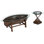 Baylor Oval Cocktail Table With End Table